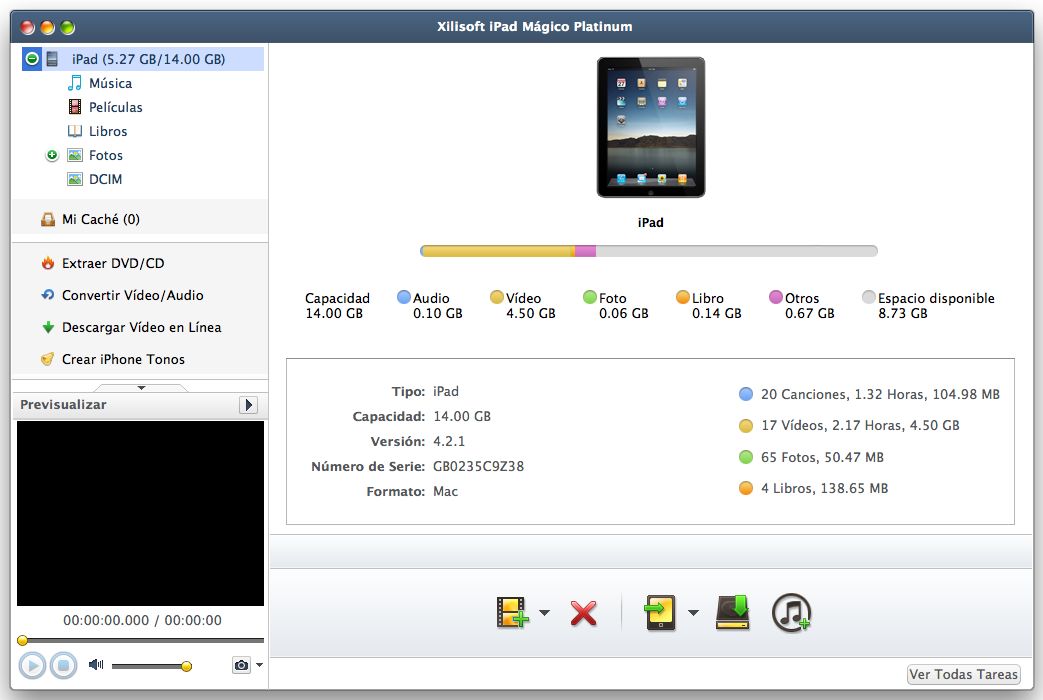 Xilisoft iPad Mágico Platinum