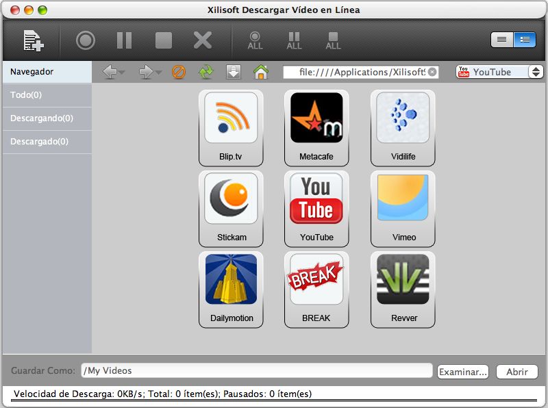 Xilisoft Descargar Vídeo en Línea para Mac